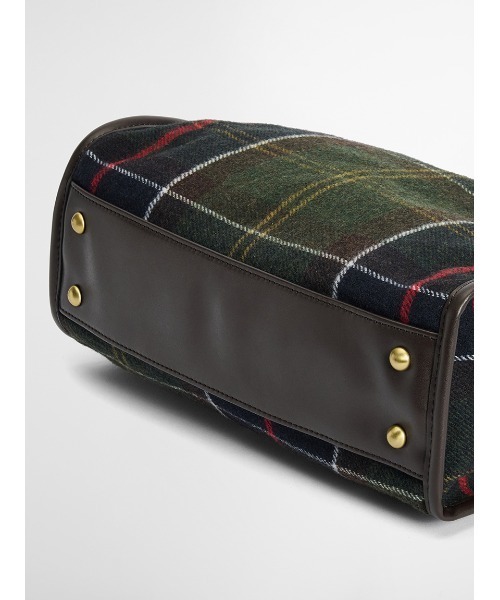 Barbour（バブアー）の「Barrhill タータンチェック トートバッグ（トートバッグ・レディース・オリーブ・ONE SIZE）」の9枚目の写真