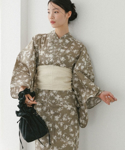 Heather（ヘザー）の「Heather アソート浴衣3点SET　570689（浴衣・レディース・ホワイト系その他/ベージュ系その他/ブルー系その他/グレー系その他・FREE）」の3枚目の写真