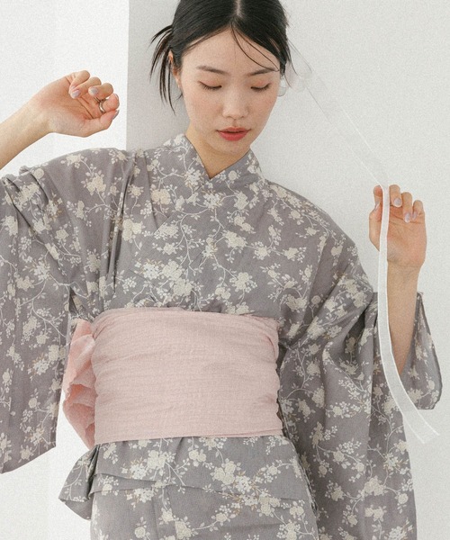 Heather（ヘザー）の「Heather アソート浴衣3点SET　570689（浴衣・レディース・ホワイト系その他/ベージュ系その他/ブルー系その他/グレー系その他・FREE）」の20枚目の写真