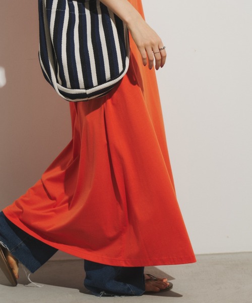 Unitage（ユニテージ）の「フレアスリーブカットワンピース（ワンピース・レディース・オレンジ/ブラウン/ブラック・FREE）」の20枚目の写真