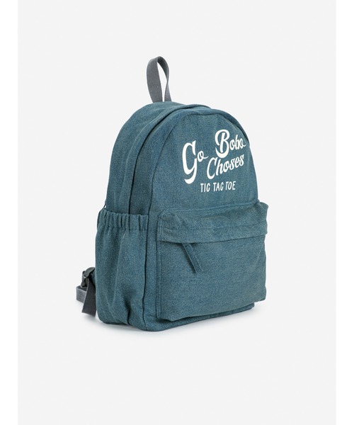 BOBO CHOSES（ボボショーズ）の「Go Bobo denim school bag（バックパック/リュック・キッズ・ブルー・ONE SIZE）」の3枚目の写真