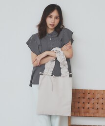 index | 【A4サイズ収納可能】持ち手フリルトートバッグ(トートバッグ)