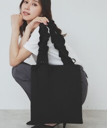 index | 【A4サイズ収納可能】持ち手フリルトートバッグ(トートバッグ)