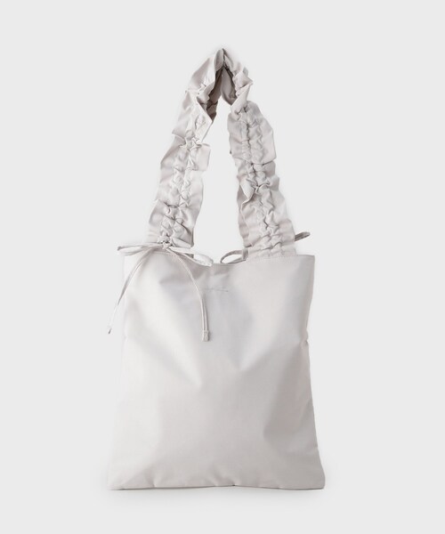 index(インデックス)の「【A4サイズ収納可能】持ち手フリルトートバッグ(トートバッグ・レディース・サックスブルー/アイボリー/ブラック・00)」の9枚目の写真