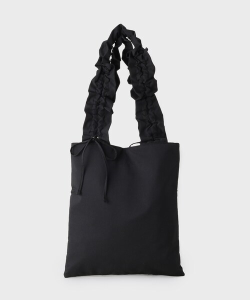 index(インデックス)の「【A4サイズ収納可能】持ち手フリルトートバッグ(トートバッグ・レディース・サックスブルー/アイボリー/ブラック・00)」の10枚目の写真