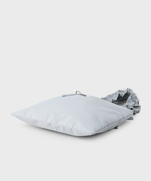 index(インデックス)の「【A4サイズ収納可能】持ち手フリルトートバッグ(トートバッグ・レディース・サックスブルー/アイボリー/ブラック・00)」の14枚目の写真