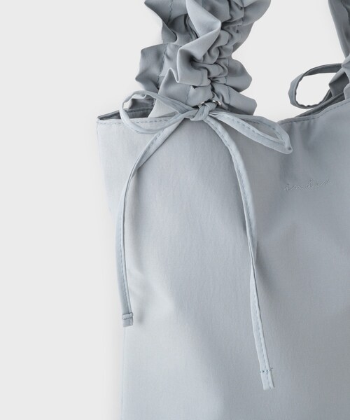 index(インデックス)の「【A4サイズ収納可能】持ち手フリルトートバッグ(トートバッグ・レディース・サックスブルー/アイボリー/ブラック・00)」の21枚目の写真