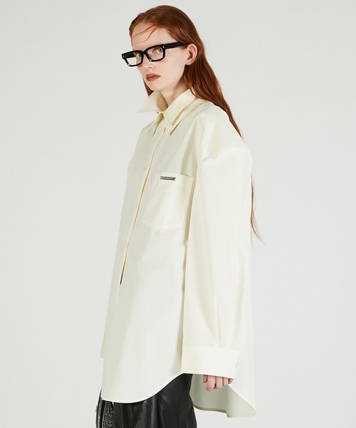 PRANK PROJECT（プランクプロジェクト）の「ダブルカラーパワショルオーバーシャツ / Double Collar Power Shirt Over Shirt（シャツ/ブラウス・レディース・ネイビー/カーキ/ホワイト・FREE）」の15枚目の写真