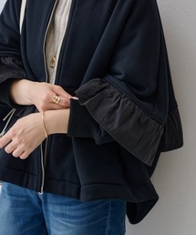 ビアズリー　後ろぷっくりブルゾン　ジャケット　2022年モデル　サイズ1 ビアズリー 後ろぷっくりブルゾン ベージュ BEARDSLEY