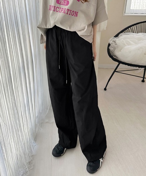 ONEP STAR(ワンピスター)の「ドローストリングパンツ(その他パンツ・レディース・ブラック/オフホワイト/モカ/ダークグレー/ダークカーキ・MEDIUM)」の22枚目の写真