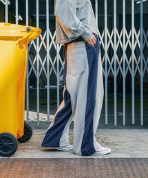 niko and... | 【MODE NORM CORE】デニムパッチワークパンツ(デニムパンツ)