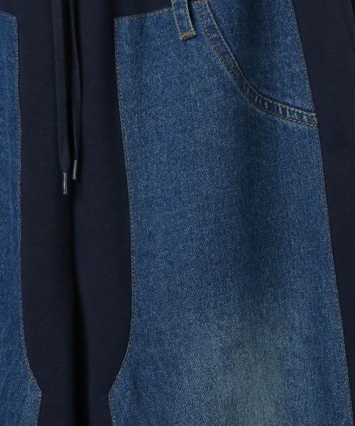 MODE NORM CORE】デニムパッチワークパンツ（デニムパンツ）｜niko and