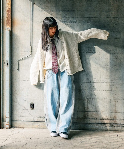 MODE NORM CORE】デニムパッチワークパンツ（デニムパンツ）｜niko and