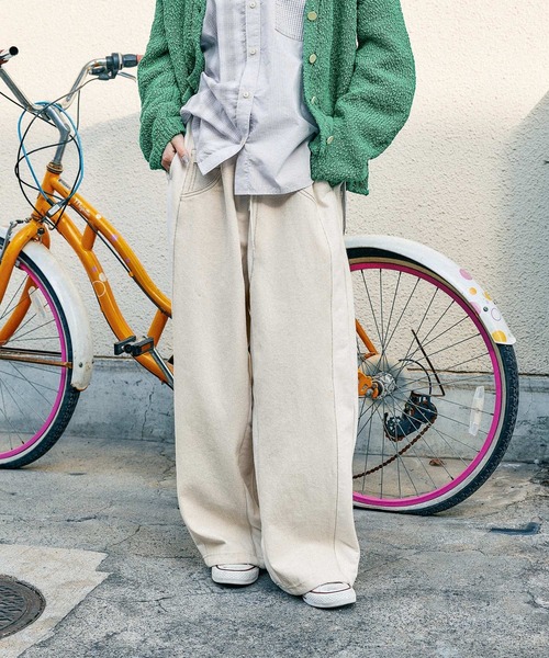 MODE NORM CORE】デニムパッチワークパンツ（デニムパンツ）｜niko and