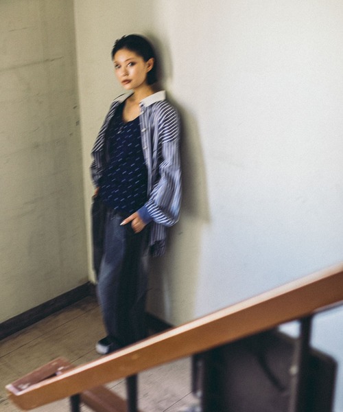 MODE NORM CORE 2025⭐︎デニムはパッチワークパンツMサイズ niko and ｜[MODE NORM CORE] デニムパッチワークパンツ