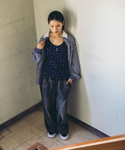 MODE NORM CORE】デニムパッチワークパンツ(デニムパンツ)|niko and MODE NORM CORE】デニムパッチワークパンツ(デニムパンツ)|niko and