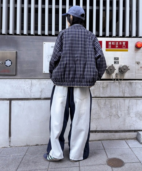 niko and...(ニコアンド)の「【MODE NORM CORE】デニムパッチワークパンツ(デニムパンツ・レディース・ネイビー/ブラック/グレー/ダークブルー/サンドグレー/アイボリー・MEDIUM/LARGE)」の14枚目の写真