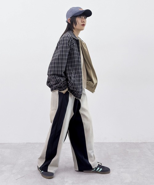 MODE NORM CORE】デニムパッチワークパンツ（デニムパンツ）｜niko and