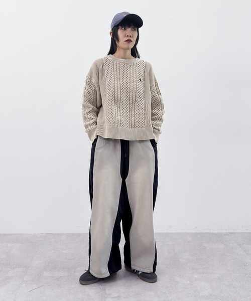 MODE NORM CORE】デニムパッチワークパンツ（デニムパンツ）｜niko and