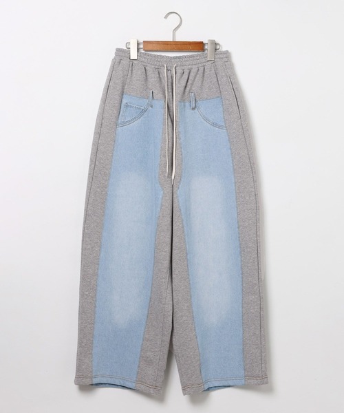 MODE NORM CORE】デニムパッチワークパンツ（デニムパンツ）｜niko and