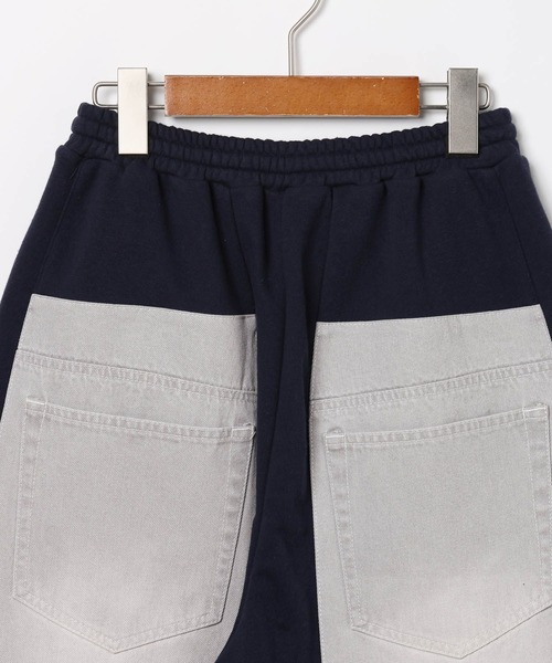 MODE NORM CORE】デニムパッチワークパンツ（デニムパンツ）｜niko and