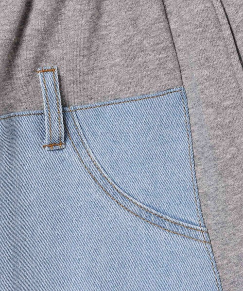 MODE NORM CORE】デニムパッチワークパンツ(デニムパンツ)|niko and MODE NORM CORE】デニムパッチワークパンツ(デニムパンツ)|niko and