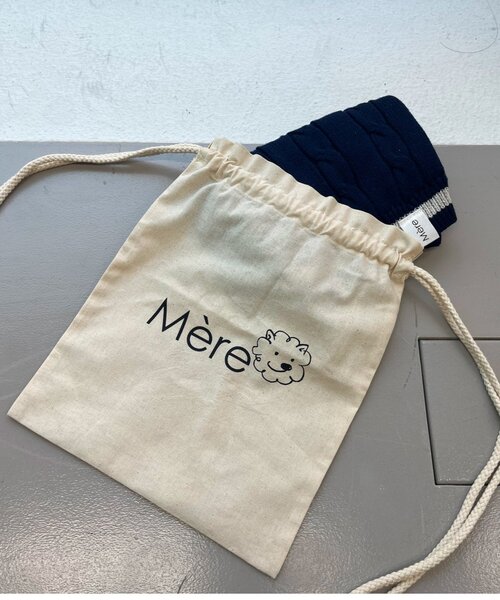 CIAOPANIC TYPY（チャオパニックティピー）の「【ドッグウェア】お揃いが叶う！コットン１００％DOGチルデンニット巾着付き（ペットウェア・レディース・ネイビー/グレー/バーガンディー・MEDIUM/SMALL）」の15枚目の写真