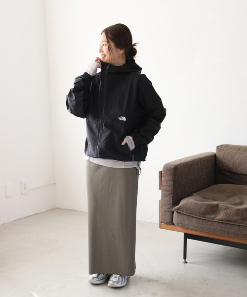 JOURNAL STANDARD（ジャーナルスタンダード）の「《WEB限定追加3》ハリヌキテレコロングスカート（スカート・レディース・チャコールグレー/ブラック・FREE）」の5枚目の写真