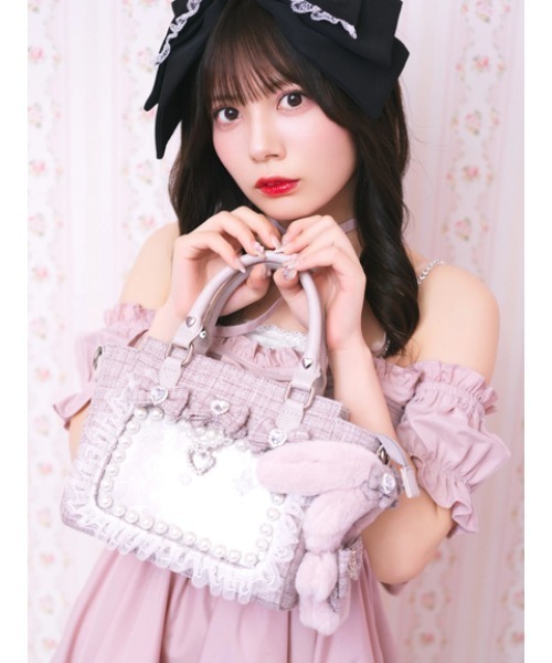 Ank Rouge(アンクルージュ)の「おリボンオフショルドーリーワンピース(ワンピース・レディース・ピンク/レッド/ブラック・M)」の20枚目の写真