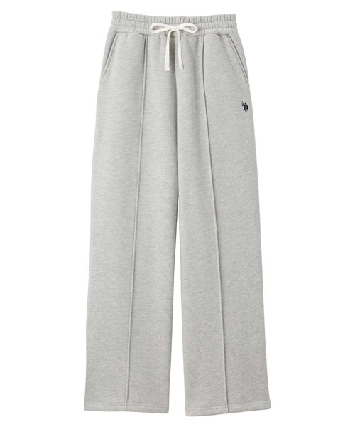 U.S. POLO ASSN.（ユーエスポロアッスン）の「GeeRA別注【U.S. POLO ASSN.】フロントラインスウェットワイドパンツ（スウェットパンツ・レディース・ネイビー/杢グレー・MEDIUM/LARGE/X-LARGE）」の7枚目の写真