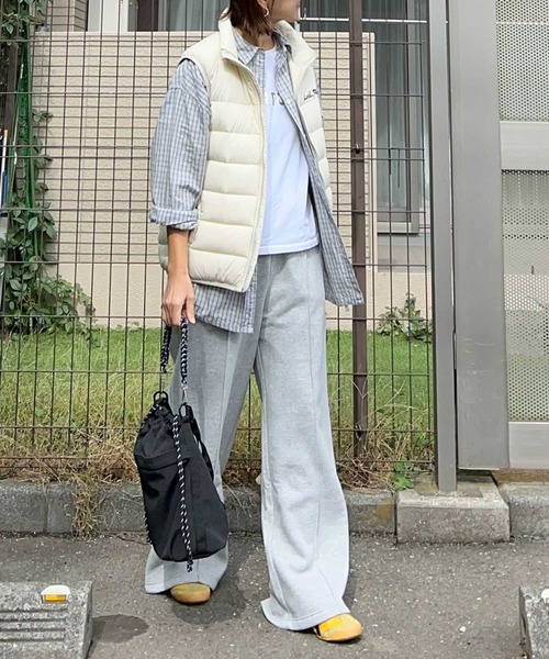 U.S. POLO ASSN.（ユーエスポロアッスン）の「GeeRA別注【U.S. POLO ASSN.】フロントラインスウェットワイドパンツ（スウェットパンツ・レディース・ネイビー/杢グレー・MEDIUM/LARGE/X-LARGE）」の17枚目の写真