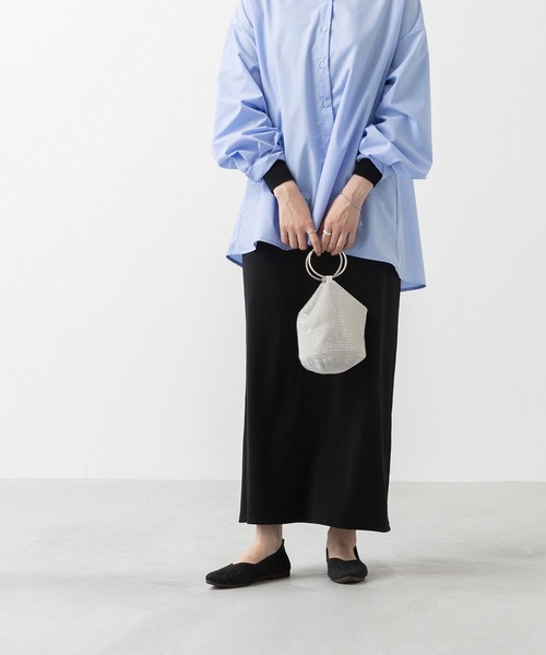welleg(ウェレッグ)の「やわらか Vカット ニットパンプス(パンプス・レディース・ブラック/グリーン/ベージュ/イエロー/ブラック×シルバー・L/M/LL/S)」の12枚目の写真