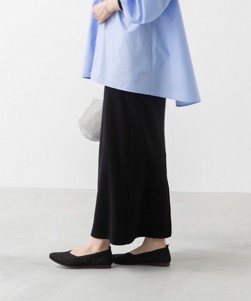 welleg(ウェレッグ)の「やわらか Vカット ニットパンプス(パンプス・レディース・ブラック/グリーン/ベージュ/イエロー/ブラック×シルバー・L/M/LL/S)」の13枚目の写真
