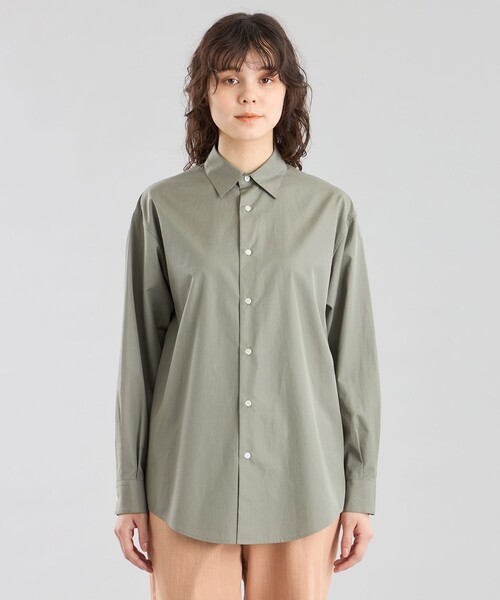 MACKINTOSH PHILOSOPHY（ﾏｯｷﾝﾄｯｼｭ ﾌｨﾛｿﾌｨｰ）の「GREY LABEL THOMAS MASONレギュラーカラーシャツ（シャツ/ブラウス・レディース・グリーン系その他4/オレンジ/ブルー系その他3・2/6）」の5枚目の写真