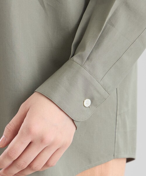 MACKINTOSH PHILOSOPHY（ﾏｯｷﾝﾄｯｼｭ ﾌｨﾛｿﾌｨｰ）の「GREY LABEL THOMAS MASONレギュラーカラーシャツ（シャツ/ブラウス・レディース・グリーン系その他4/オレンジ/ブルー系その他3・2/6）」の8枚目の写真