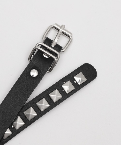 Figments（フィグメンツ）の「スタッズベルト（ベルト・レディース・ブラック・FREE）」の7枚目の写真