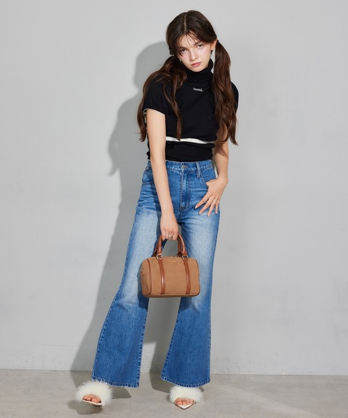 ニット セーター 「Seemi.」ロゴ刺繍ニットトップス レディース Seemi. byNICECLAUP（ シーミーバイナイスクラップ）の「【Seemi