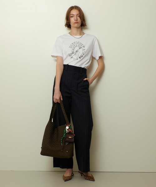 allureville(アルアバイル)の「トリアセサイロシアーワイドパンツ(その他パンツ・レディース・ネイビー/グレー系その他/ダークネイビー・1/2)」の8枚目の写真