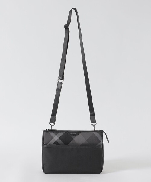 BLACK LABEL CRESTBRIDGE（ブラックレーベル・クレストブリッジ）の「ライトウェイトコーデュラバリスティックサコッシュ（ショルダーバッグ・メンズ・ブラック・FREE）」の6枚目の写真