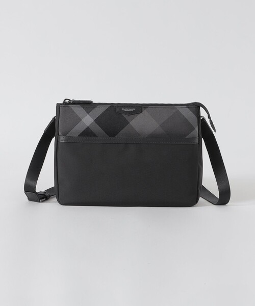 BLACK LABEL CRESTBRIDGE（ブラックレーベル・クレストブリッジ）の「ライトウェイトコーデュラバリスティックサコッシュ（ショルダーバッグ・メンズ・ブラック・FREE）」の3枚目の写真