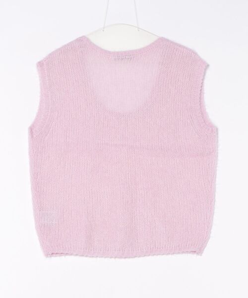 セール】スーパーキッドモヘヤスリーブレスニットプルオーバー（ニット
