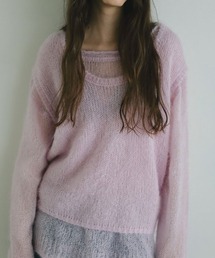 スーパーキッドモヘヤニットプルオーバー（ニット/セーター