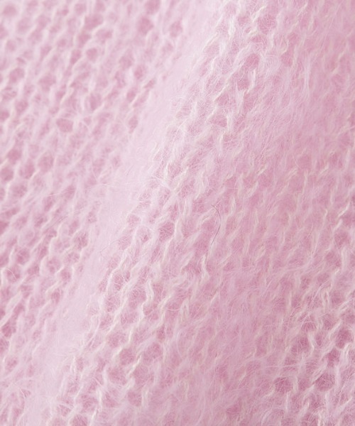 ETRE TOKYO(エトレトウキョウ)の「スーパーキッドモヘヤスリーブレスニットプルオーバー(ニット/セーター・レディース・グレー/ホワイト/ピンク・FREE)」の22枚目の写真