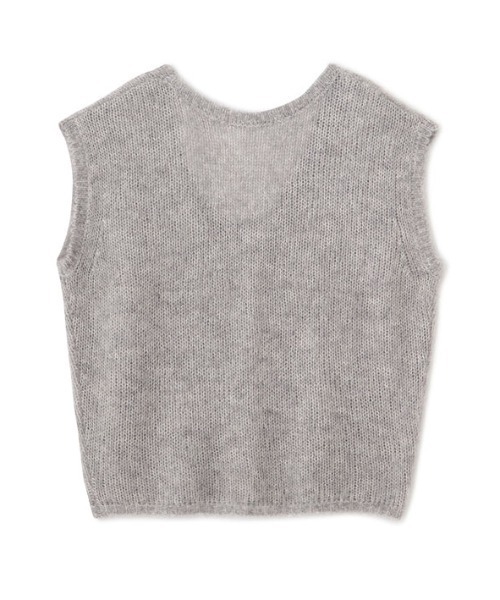 etre tokyo スーパーキッドモヘヤスリーブレスニットプルオーバー　ベスト セール】スーパーキッドモヘヤスリーブレスニットプルオーバー（ニット