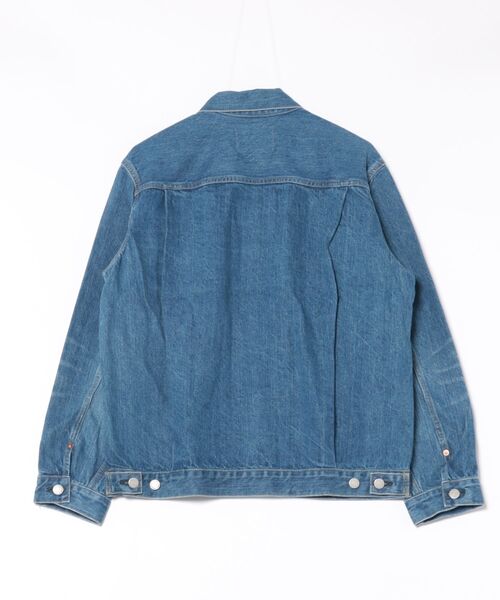 BLUE BLUE(ブルーブルー)の「MODスーピマセルビッチデニム 2ndタイプ トラッカージャケット /FADE WASH(デニムジャケット・メンズ・ブルー・S/L/XL/M)」の8枚目の写真