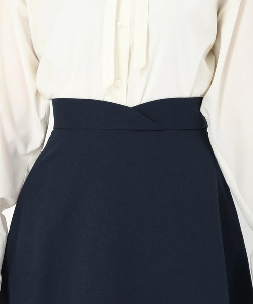 STRAWBERRY-FIELDS(ストロベリーフィールズ)の「ソフィーツイル_フレアースカート(スカート・レディース・グレイッシュベージュ/ネイビー/キャメル/ボルドー・1/2)」の9枚目の写真