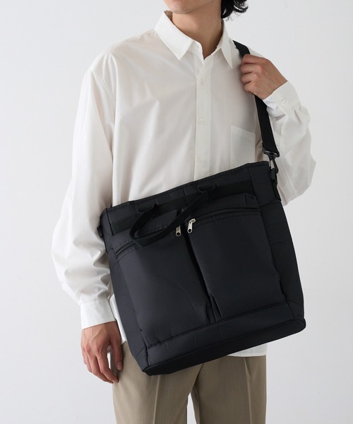 MAGASIN DE MODE TOOLS(マガジンデモードトゥールズ)の「【MAGASIN DE MODE TOOLS】ヘルメットバッグ ナイロンツイル 8293 MKS(ショルダーバッグ・メンズ・ブラック・FREE)」の1枚目の写真