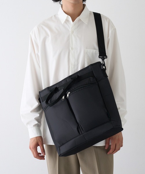 MAGASIN DE MODE TOOLS(マガジンデモードトゥールズ)の「【MAGASIN DE MODE TOOLS】ヘルメットバッグ ナイロンツイル 8293 MKS(ショルダーバッグ・メンズ・ブラック・FREE)」の9枚目の写真