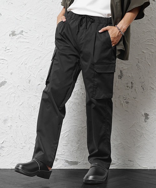 MinoriTY(マイノリティ)の「【MinoriTY Select】ゆる軽ストレッチリラックスカーゴワイドパンツ(カーゴパンツ・メンズ・オリーブ/ブラック/ブラウン・LL/L/M)」の14枚目の写真