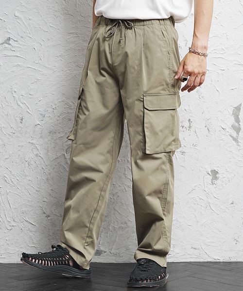 MinoriTY(マイノリティ)の「【MinoriTY Select】ゆる軽ストレッチリラックスカーゴワイドパンツ(カーゴパンツ・メンズ・オリーブ/ブラック/ブラウン・LL/L/M)」の18枚目の写真